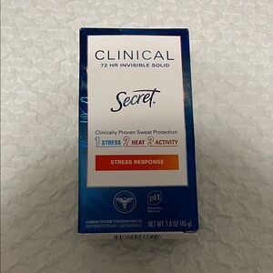 NWT Secret Clinical Strength Antiperspirant Deodorant Stress Response